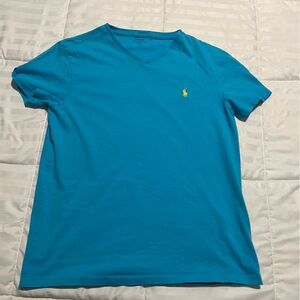 Polo v-neck tshirt, size small